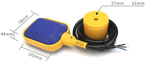 Công Tắc Phao Điện Máy Bơm Chống Cạn, Chống Tràn Dây 3 Mét 4